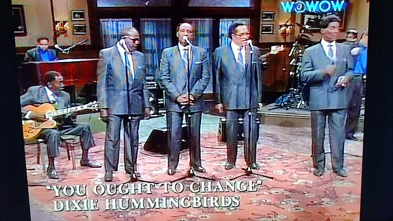 Claude Jeter 1989 Who's Gonna Meet You, Dixie Hummingbirds You Ought To Change Live