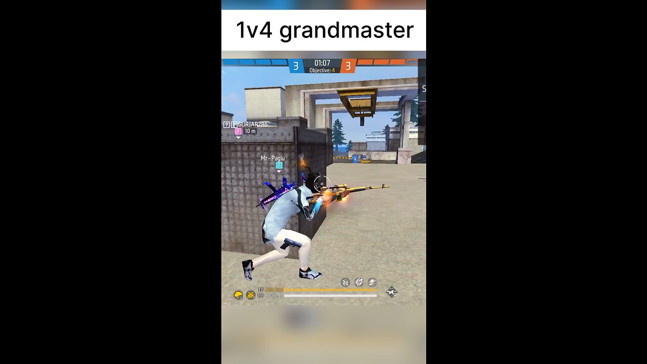 1v4 gramdmaster player🥵||free fire video||must watch subscribe channel