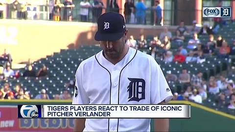 Tigers players react to Verlander trade