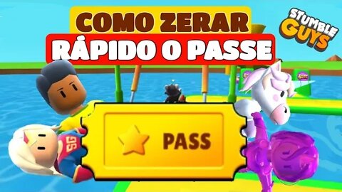 ZERANDO O PASSE RAPIDO #STUMBLEGUYS