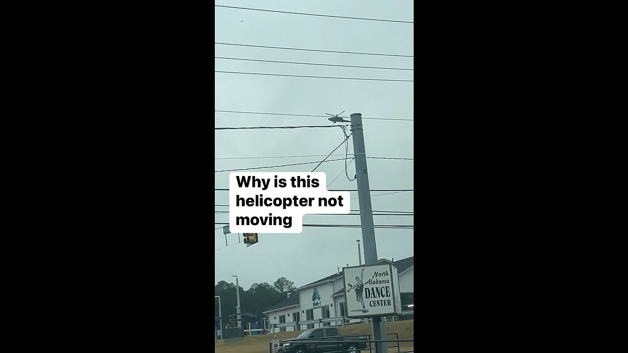 Why is this helicopter not moving
