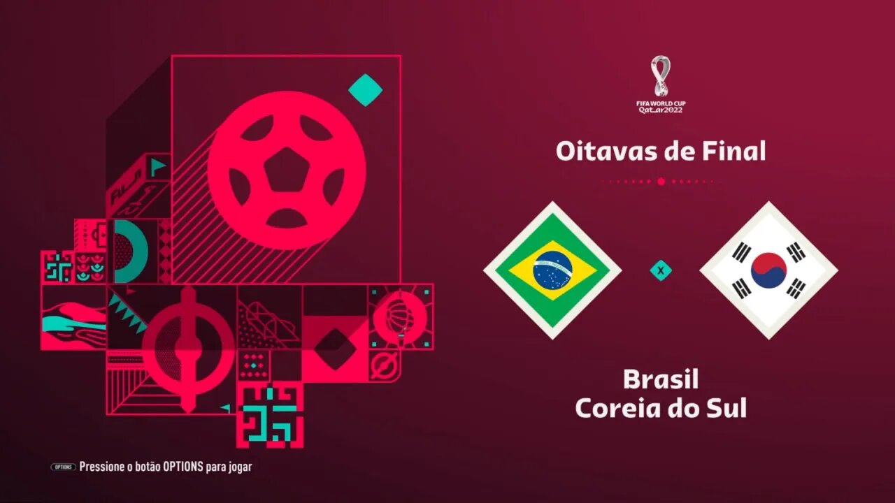 FIFA 23: COPA DO MUNDO DO QATAR (2022)- BRASIL X COREIA DO SUL |OITAVAS DE FINAL|