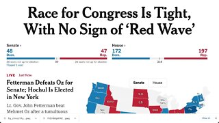 美國中期選舉結果（截至 2022 年 11 月 9 日凌晨 4:30）