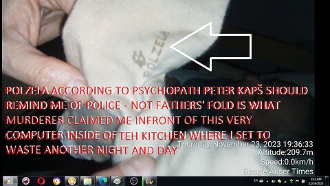 November 23rd 2023 Visit to father or Slovenian Croatian genocide enforcement