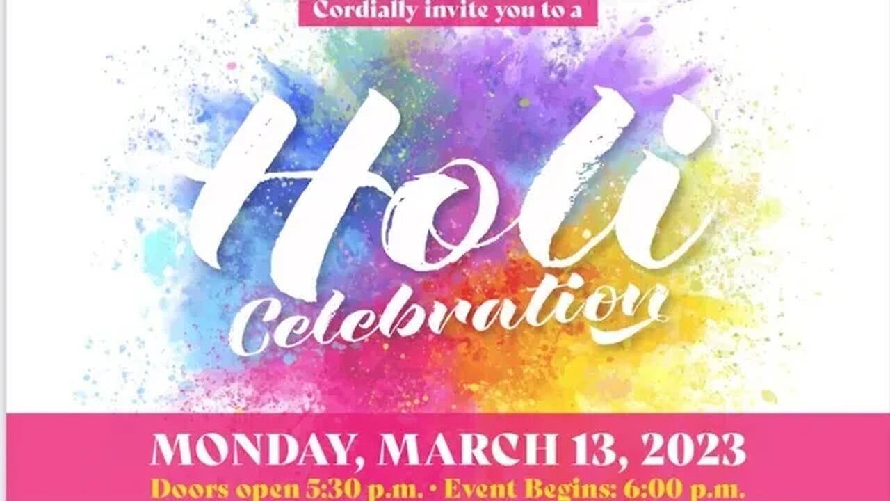 The #Holi #Holi2023 #holicelebration inside City Council 3/12/23 hosted by @NYCSpeakerAdams