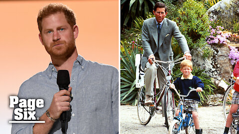 Photos of Prince Harry on a bike resurface after claim he 'never' rode