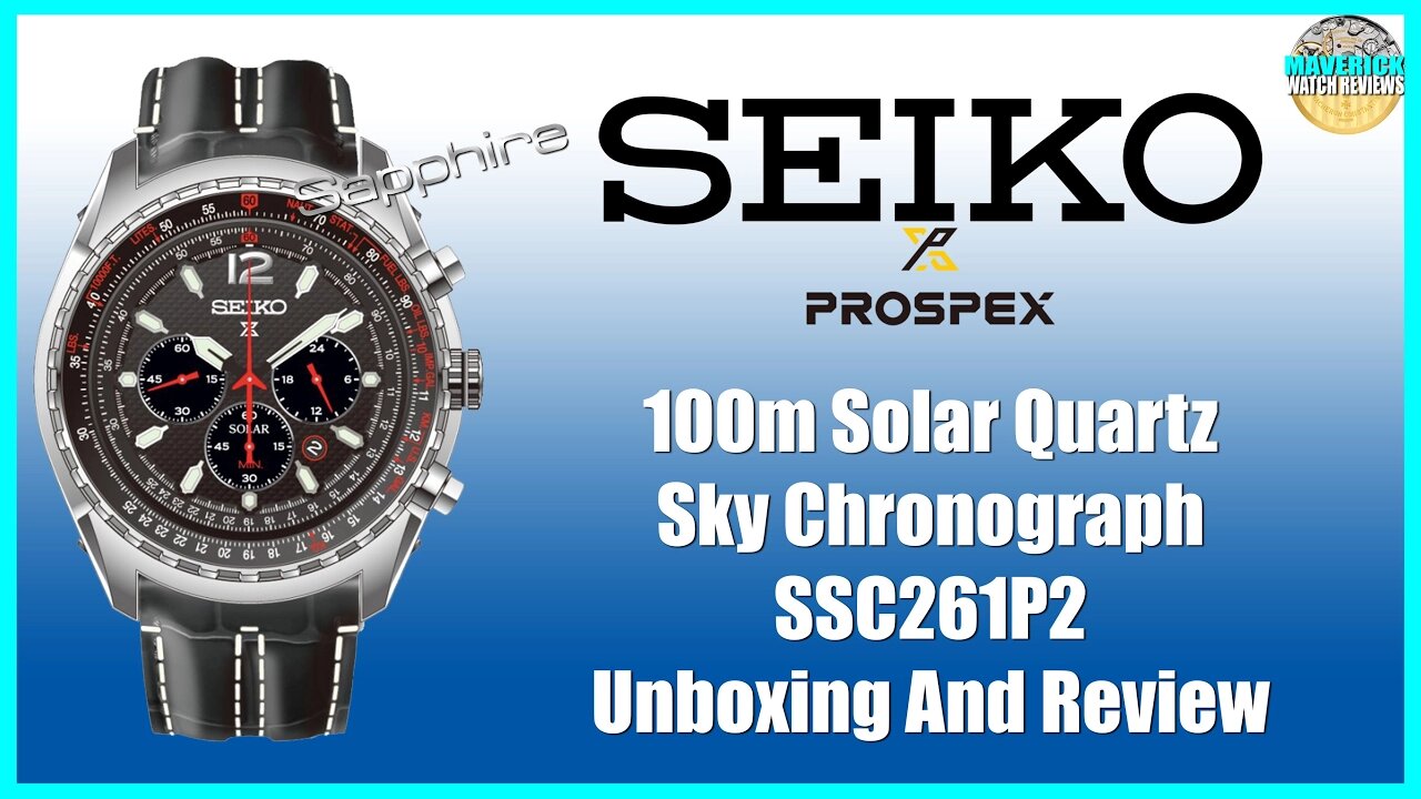 Stunner! | Seiko Prospex 100m Solar Quartz Chronograph SSC261P2 Unbox & Review
