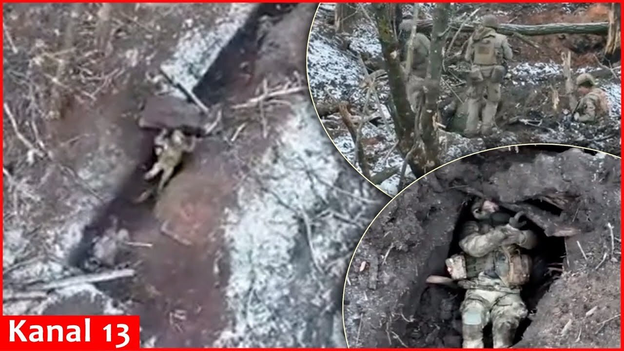 Russian soldier, who begged the drone not to shoot him, then surrendered to the Ukrainian drone