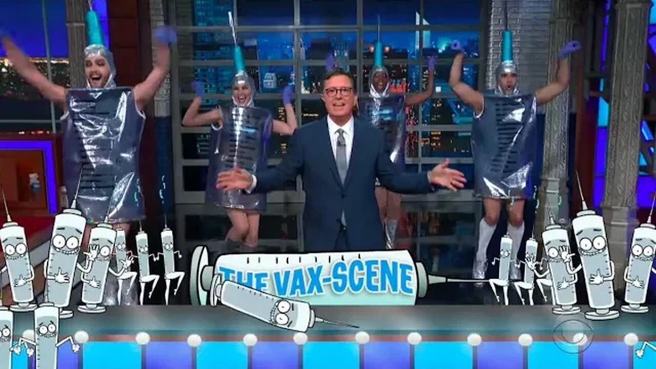 Vaxscene Stephen Colbert's Needle Dance