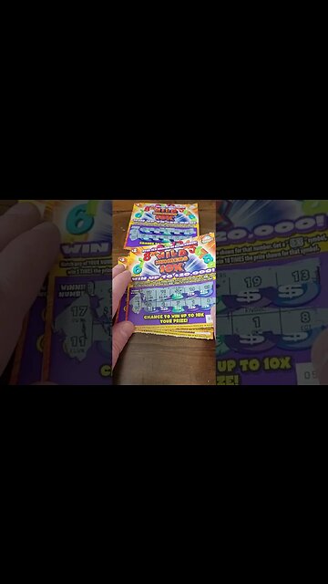 $2 Lottery Tickets Wild 10X Scratch Offs!
