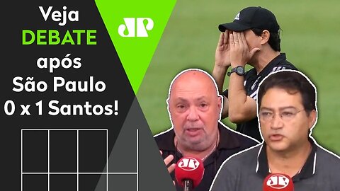 "O São Paulo TINHA O TÍTULO NA MÃO! Mas agora..." Veja DEBATE após 1 a 0 do Santos!