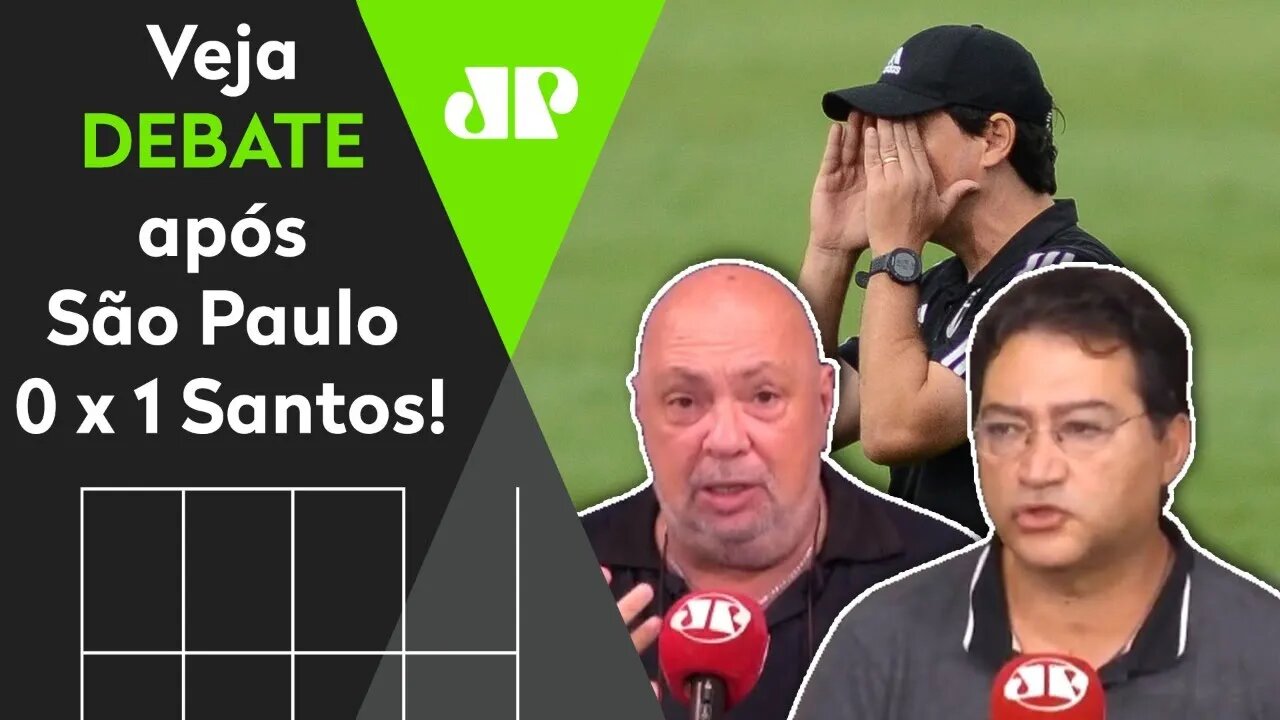 "O São Paulo TINHA O TÍTULO NA MÃO! Mas agora..." Veja DEBATE após 1 a 0 do Santos!