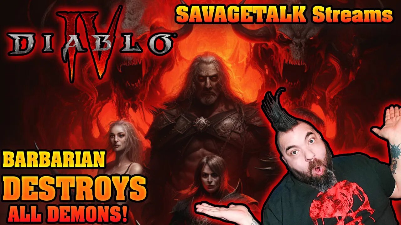 SATURDAY DIABLO DESTRUCTION!!!!!! DIABLO IV BARBARIAN!!!