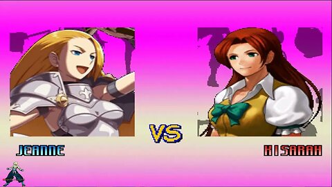 Mugen SNK GALS FIGHTERS Play As Jeanne