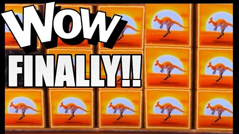 KANGA CASH FOR THE WIN!! CAN'T BELIEVE I NEARLY LANDED A FULL SCREEN!