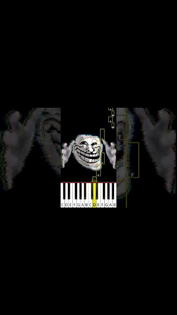Phonk Trollge Meme (Bonkers) - Octave Piano Tutorial