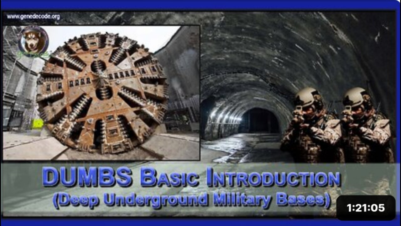 DUMBs - Deep Underground Military Bases - Basic Introduction: The Underground War