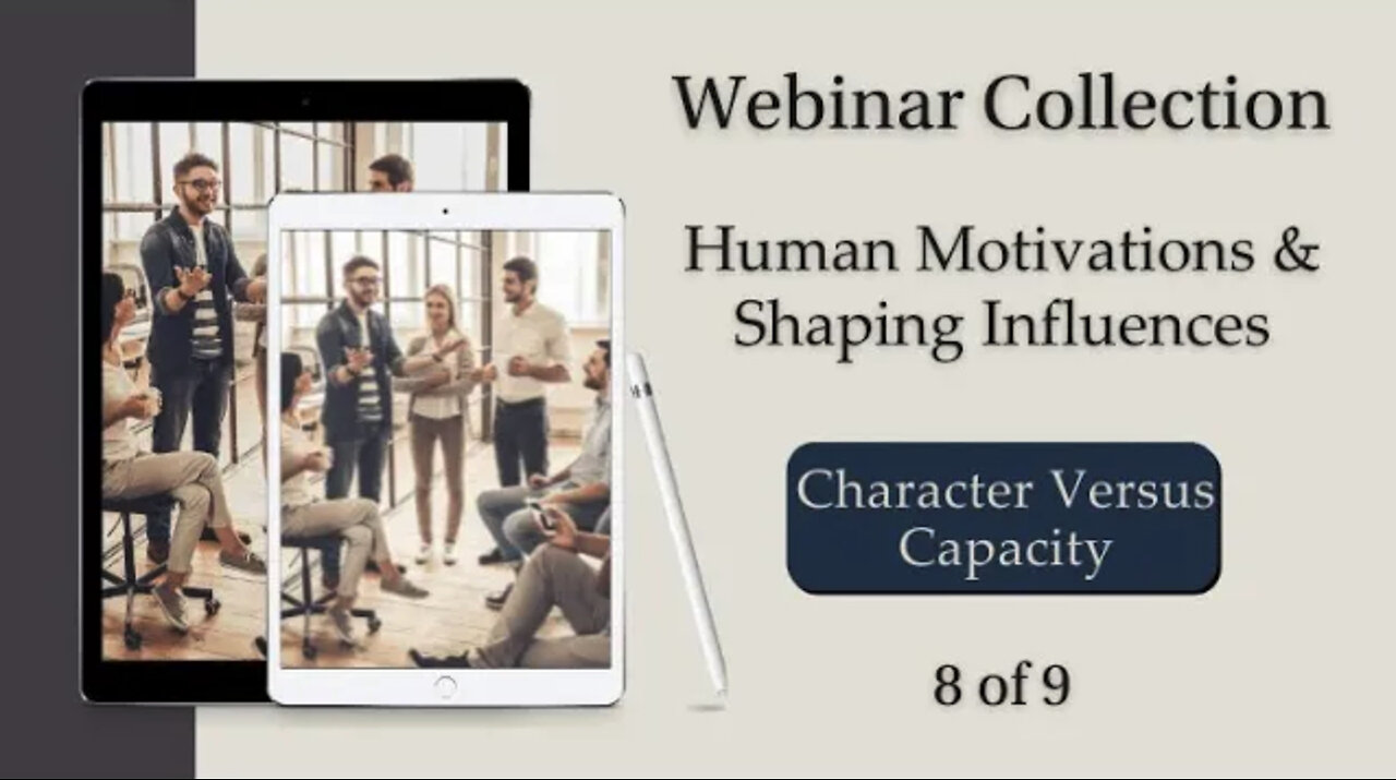 The Need to Distinguish Character from Capacity
