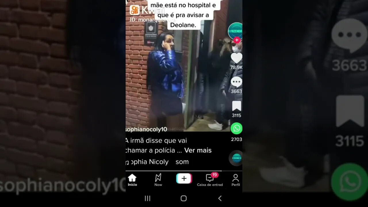 Irmã de Deolane está tentando fazer o Reality a fazenda avisar que a mãe está internada