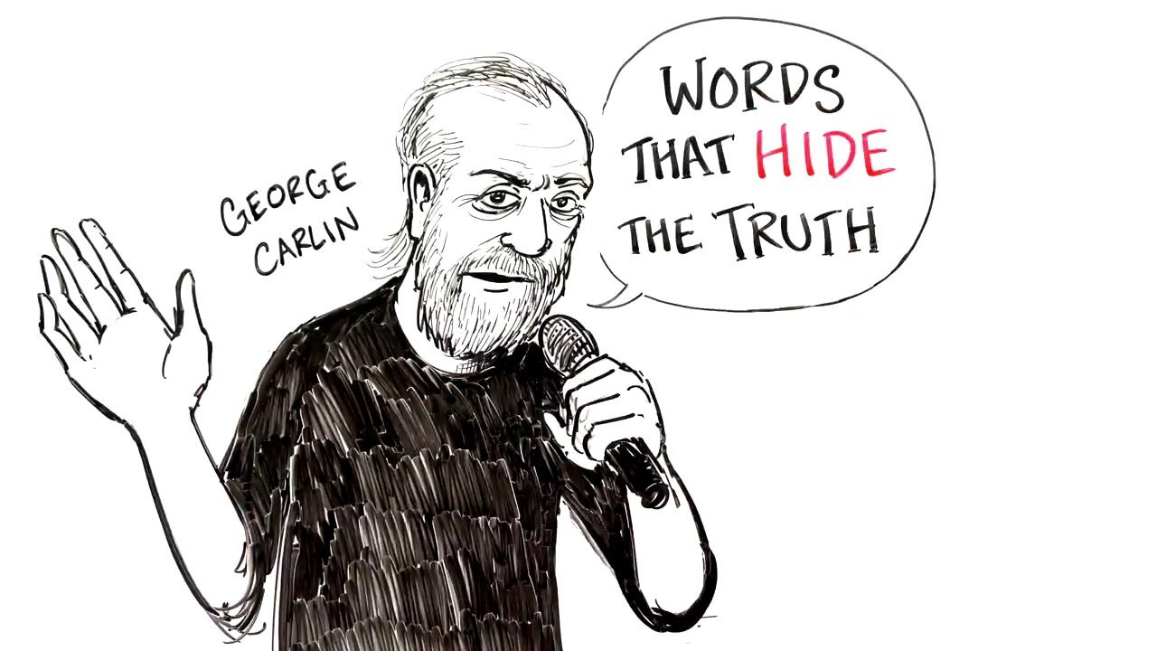 Words That Hide the Truth - George Carlin