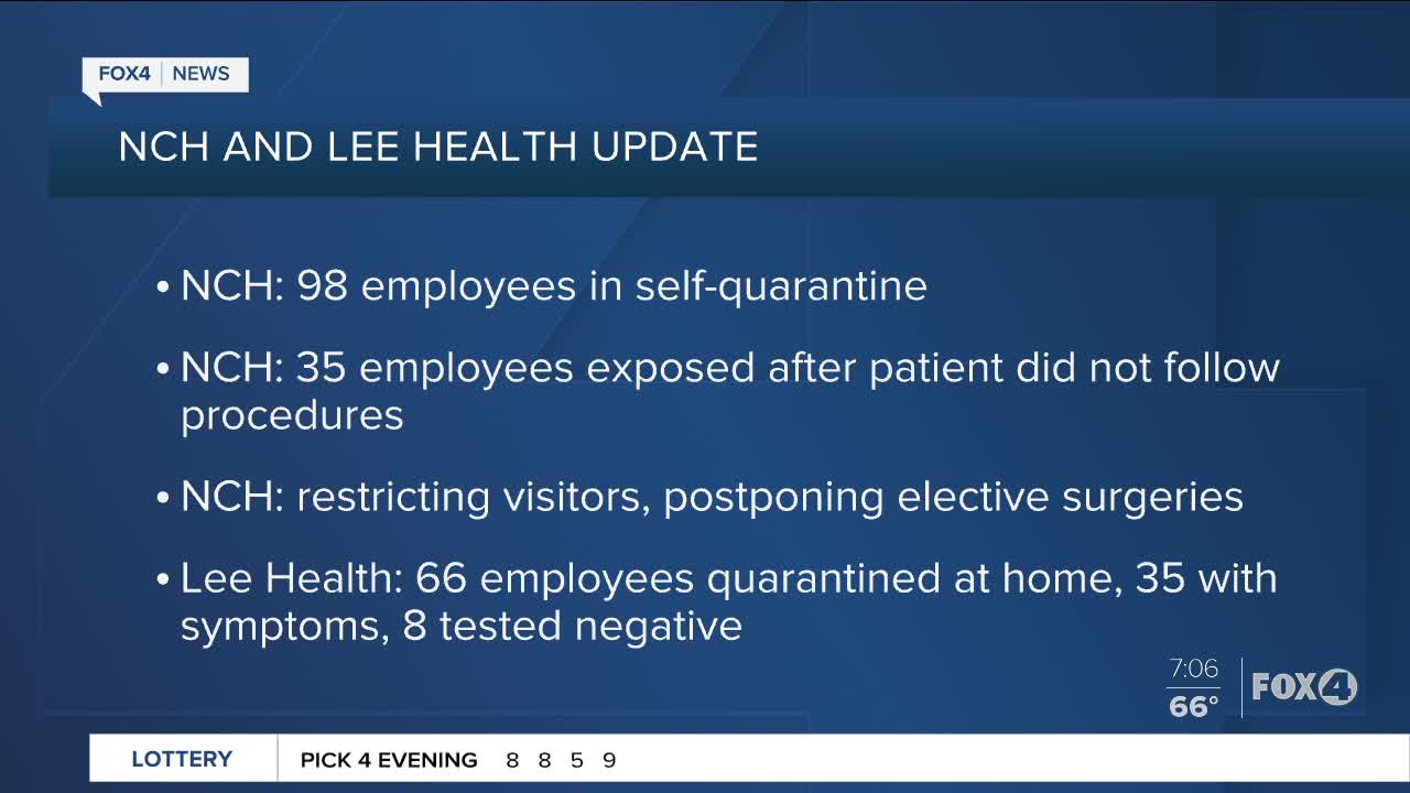 NCH and Lee Health updates