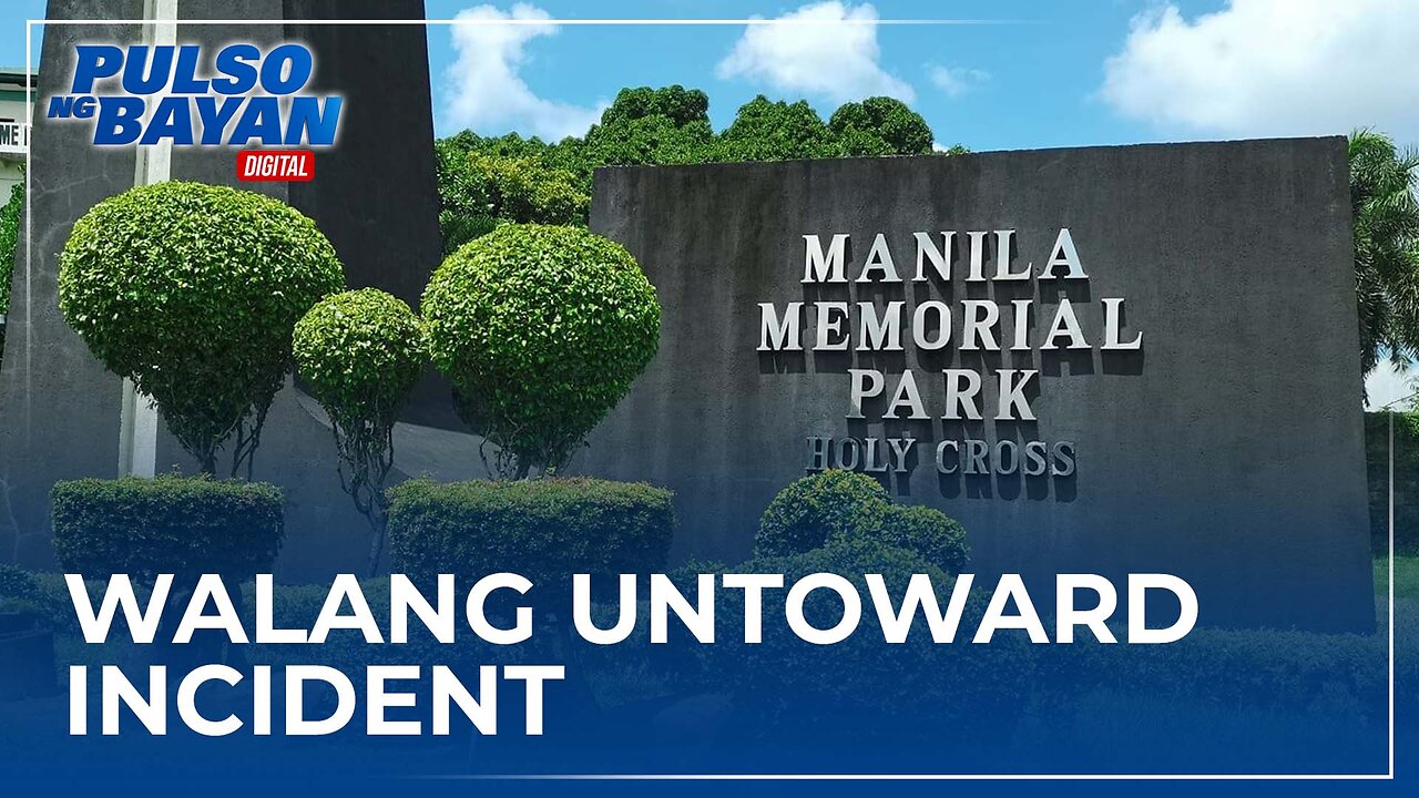 2 araw ng pagdagsa ng mga bisita sa Manila Memorial Park, walang naitalang untoward incident —PNP