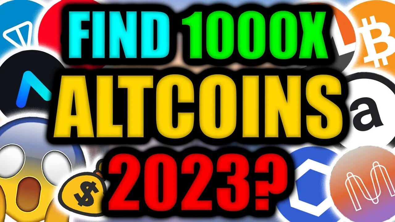 HOW TO PICK 1000X ALTCOINS IN 2023!!! (My Top Secret Method)