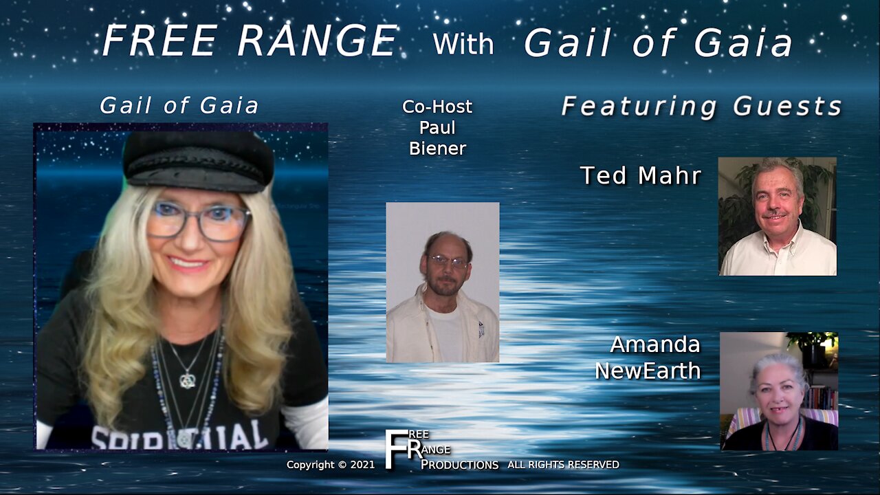 Psychic Ted Mahr and Amanda NewEarth ON The Cabal, Australia and Planet Plus So More on FREE RANGE