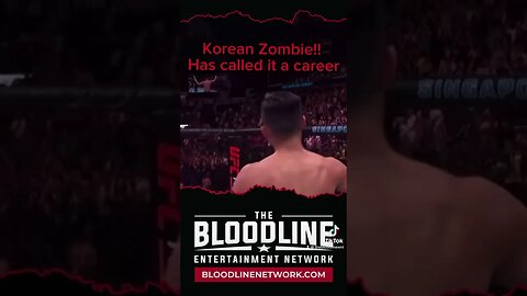 The Korean Zombie has retired. #thekoreanzombie #chansungjung #shorts #ufcsingapore #ufc #mma