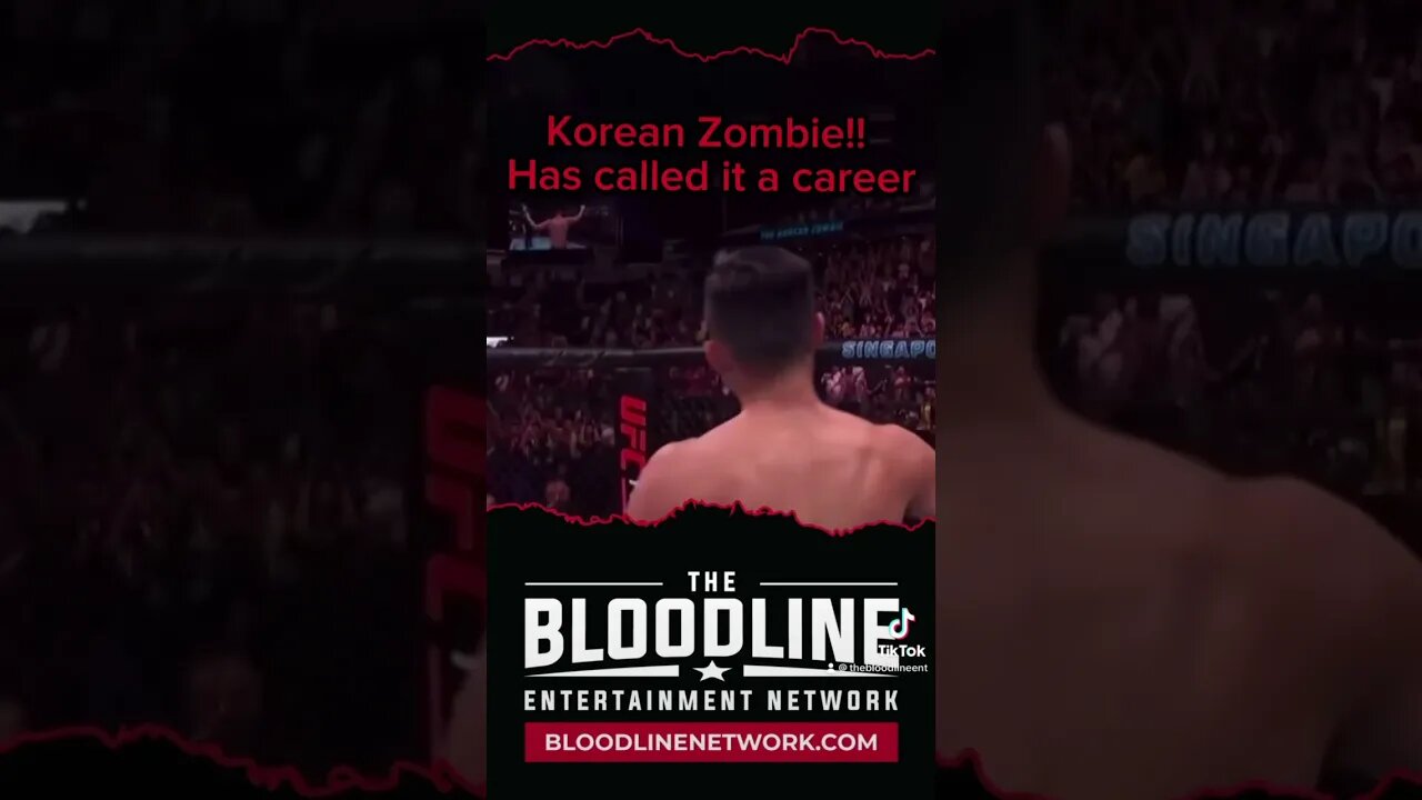The Korean Zombie has retired. #thekoreanzombie #chansungjung #shorts #ufcsingapore #ufc #mma