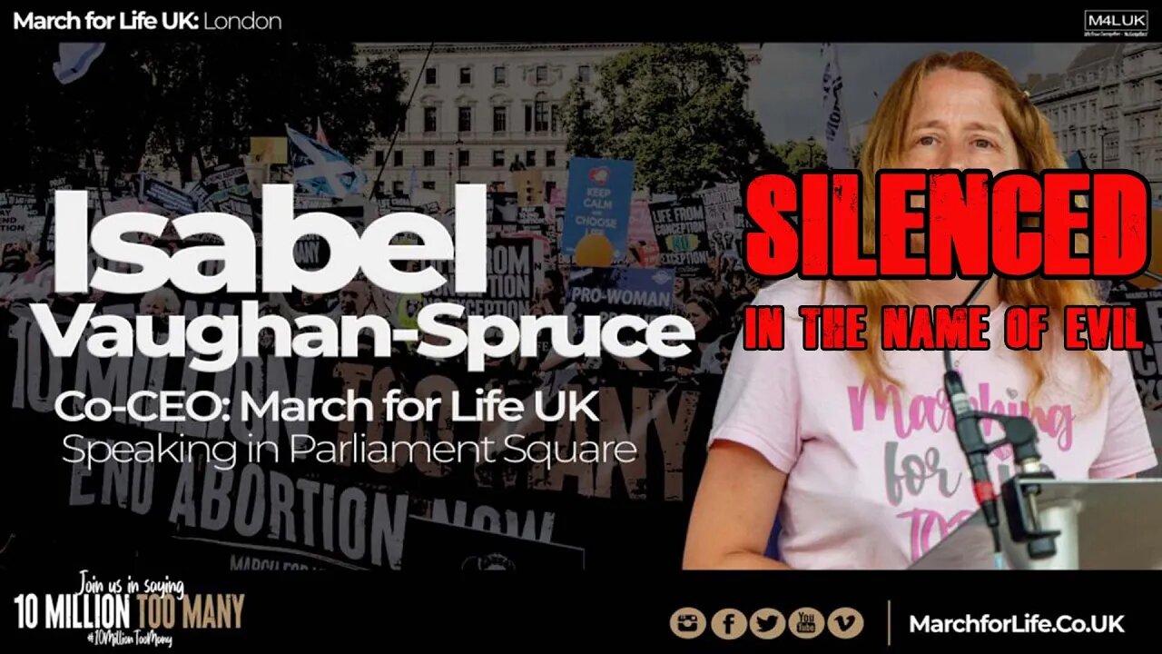 Silenced in the name of evil: Freedom of thought destroyed in the UK. #isabelvaughanspruce