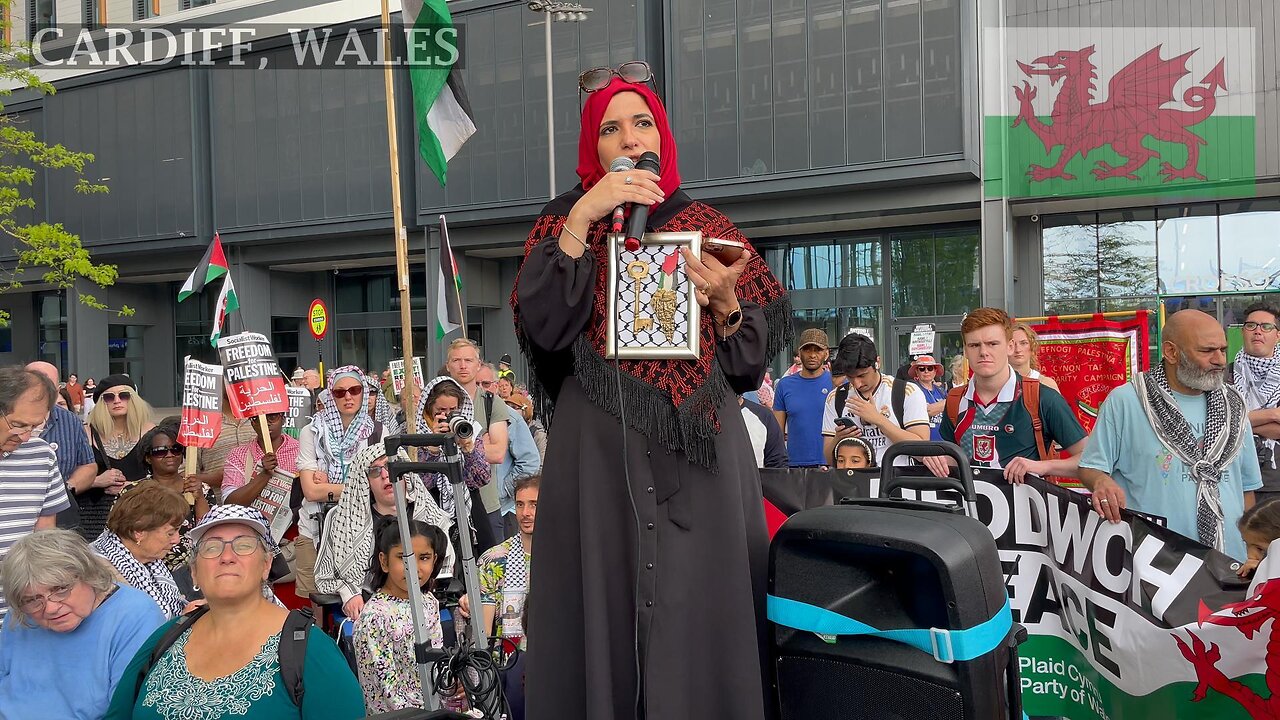 NAKBA 76th anniversary, Cardiff BBC Square, Wales