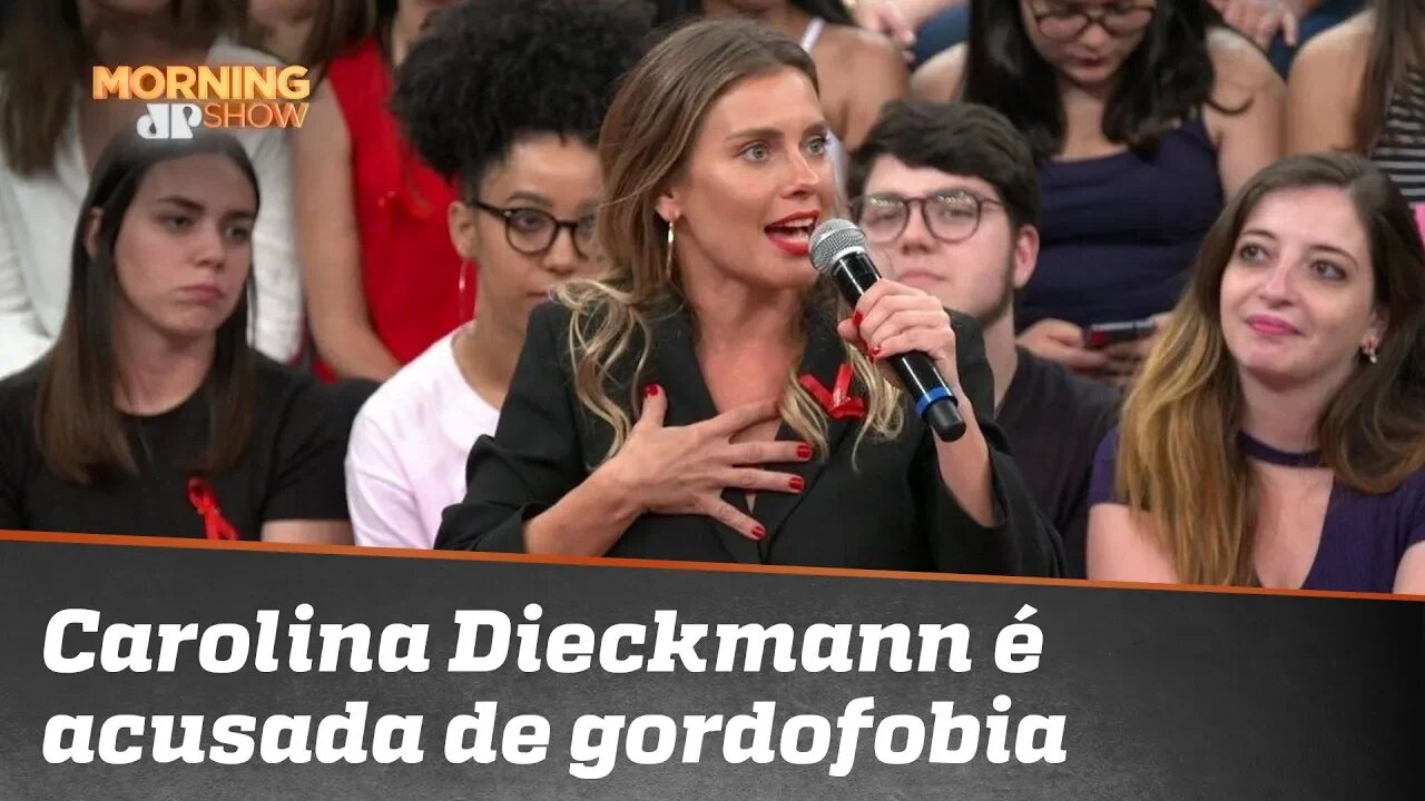 Carolina Dieckmann é acusada de gordofobia por comentários no Altas Horas