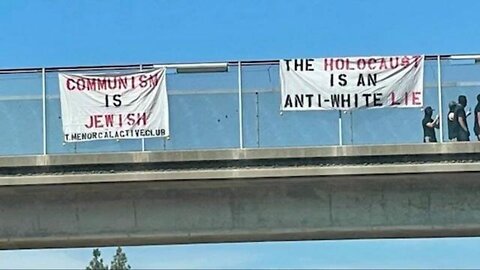 Jews offended by a Holocaust banner drop