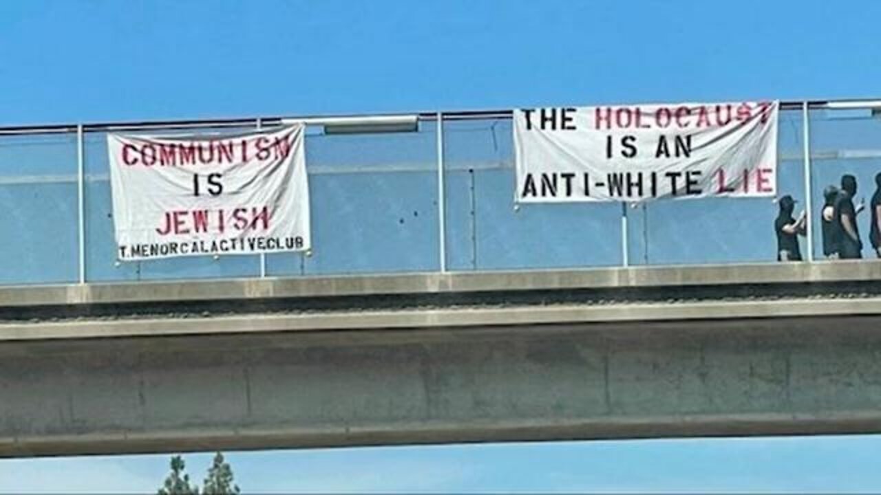 Jews offended by a Holocaust banner drop