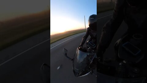 ZX-6R Ride at Dawn ... Spectacular Sunrise (Version 1)