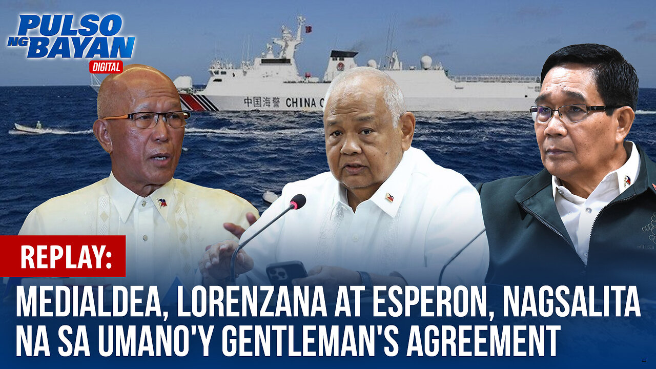 REPLAY | Medialdea, Lorenzana at Esperon, nagsalita na sa umano'y gentleman's agreement