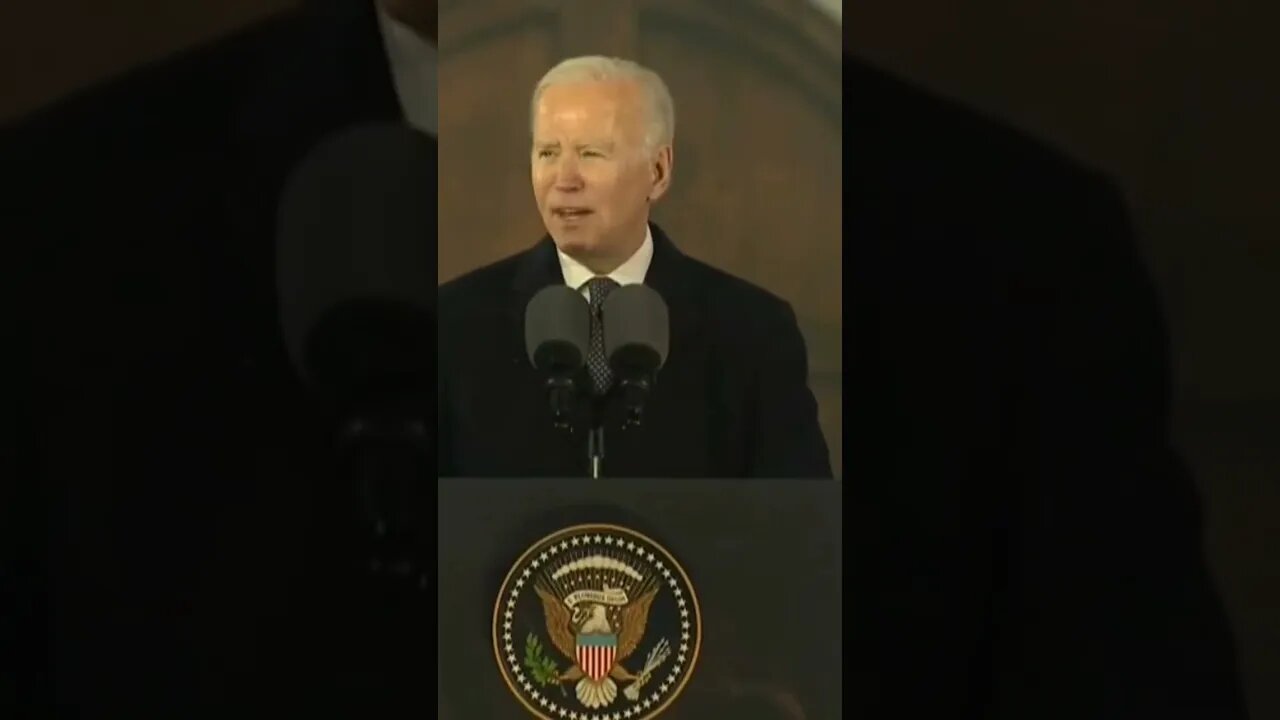 Joe Biden Rocks Warsaw, Poland with amazingly powerful speech! #joebiden πΊπΈπΊπ³