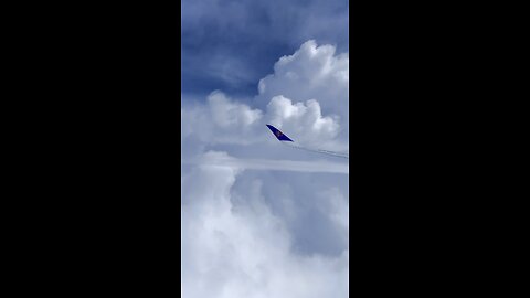 Airplane In Clouds | Sky View