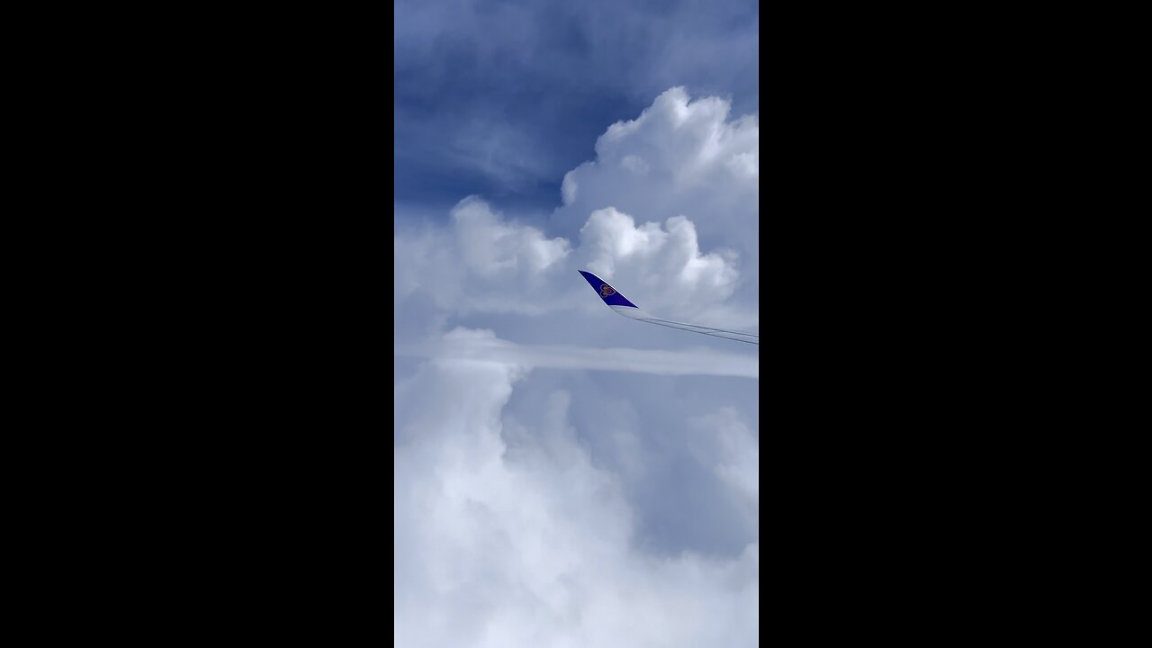 Airplane In Clouds | Sky View