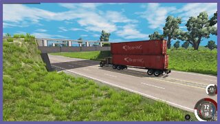 TruckFails | Truck vs Bridge #02 | BeamNG.Drive |TrucksFails