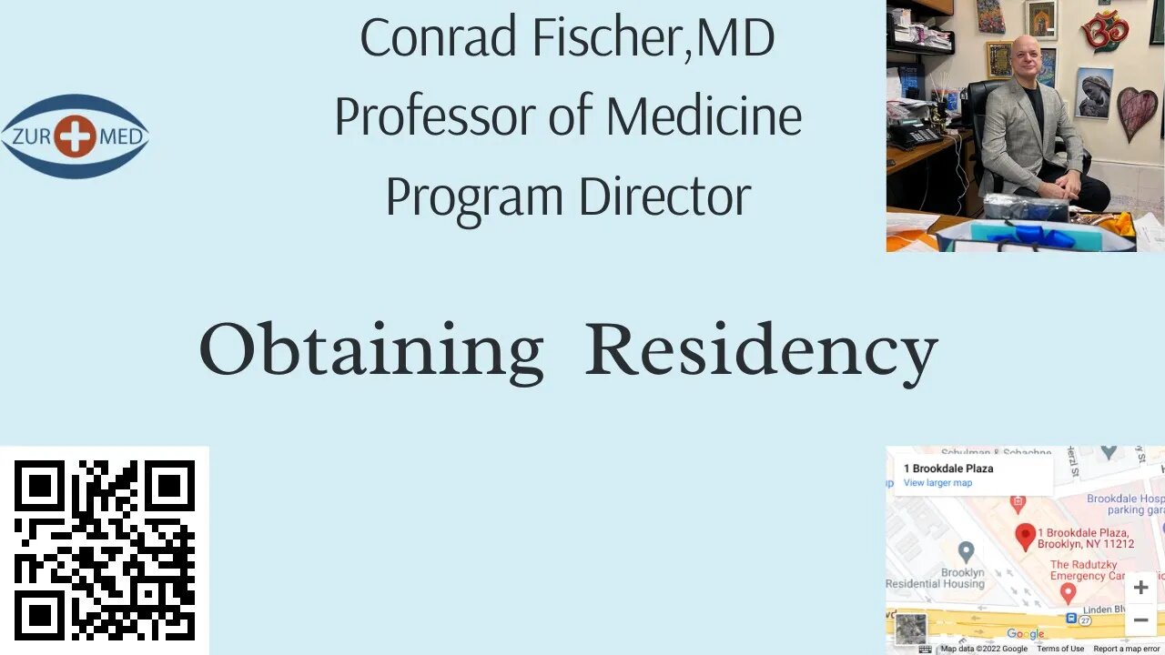 Obtaining Residency.#medquestreviews#drconradfischer#onebrooklynhealth#zurmed#publichealth