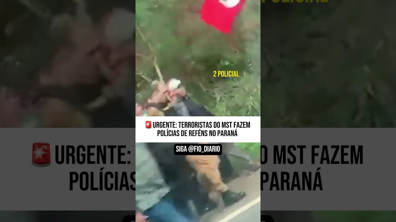 Terroristas do MST interditaram a rodovia PR-170, em Guarapuava, na região Central do Paraná #mst