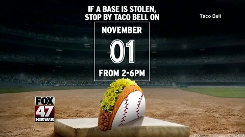 World Series Free Tacos at Taco Bell