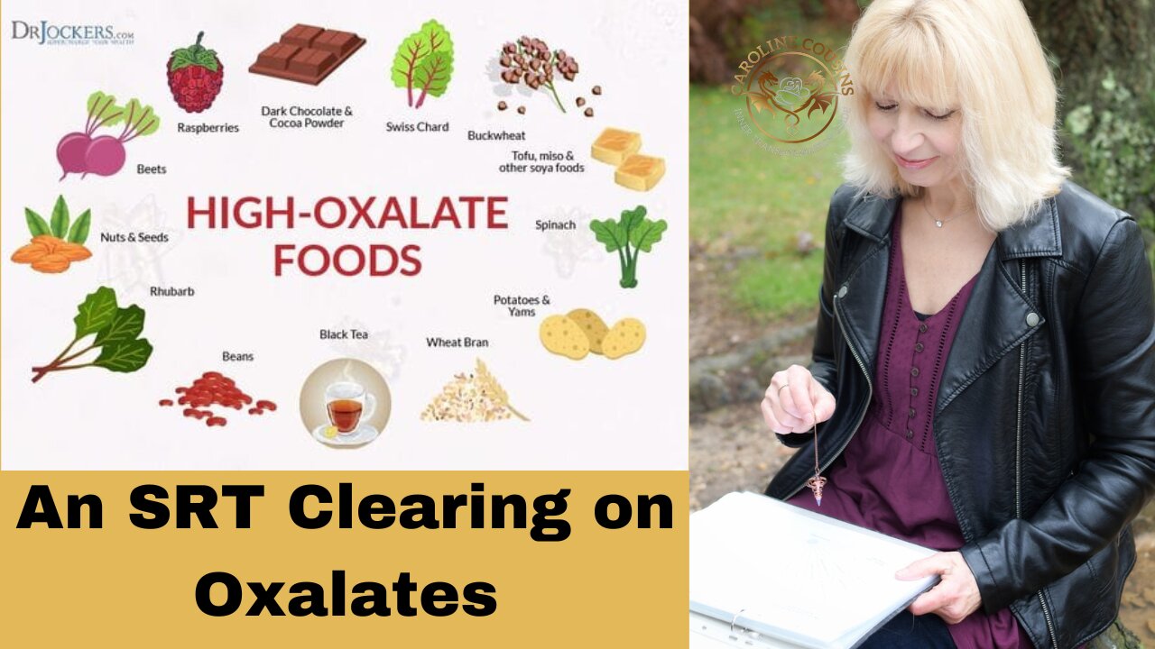 An SRT Clearing on Oxalates