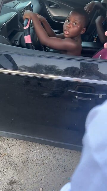 Who let him behind the wheel?