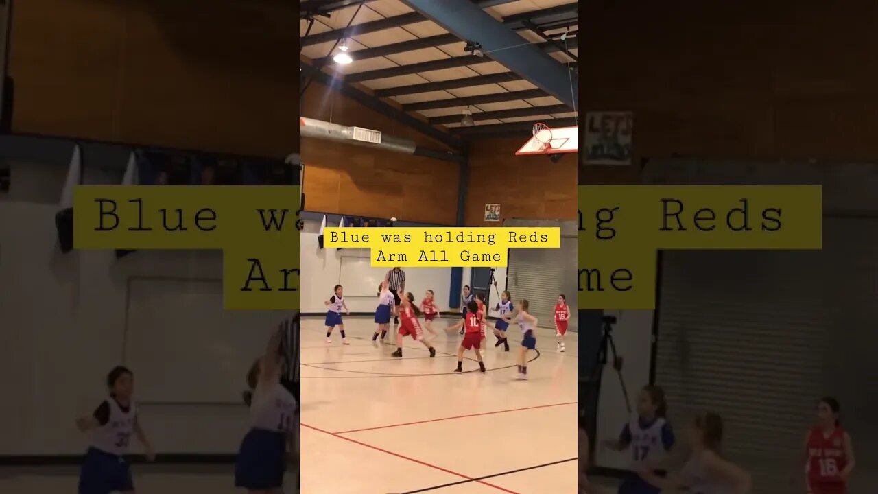 Watch Blue Player hold Red Player after the Steal