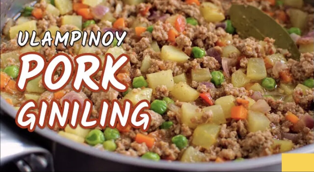 Easy PORK GINILING — How to cook easy delicious Filipino style pork Picadillo | Enjoy;)