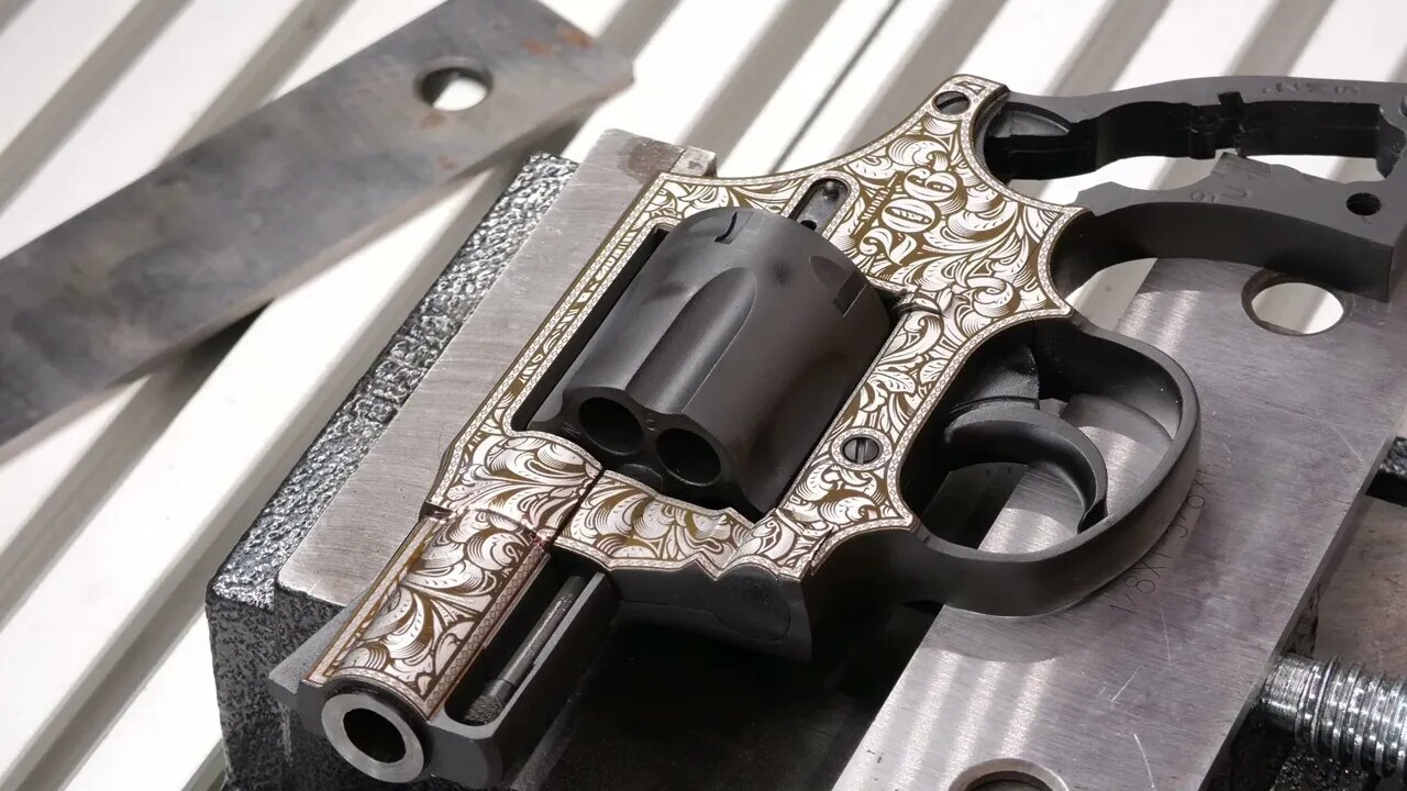 Fiber Laser Engraving A Revolver | @ArmscorPrecision Model 206