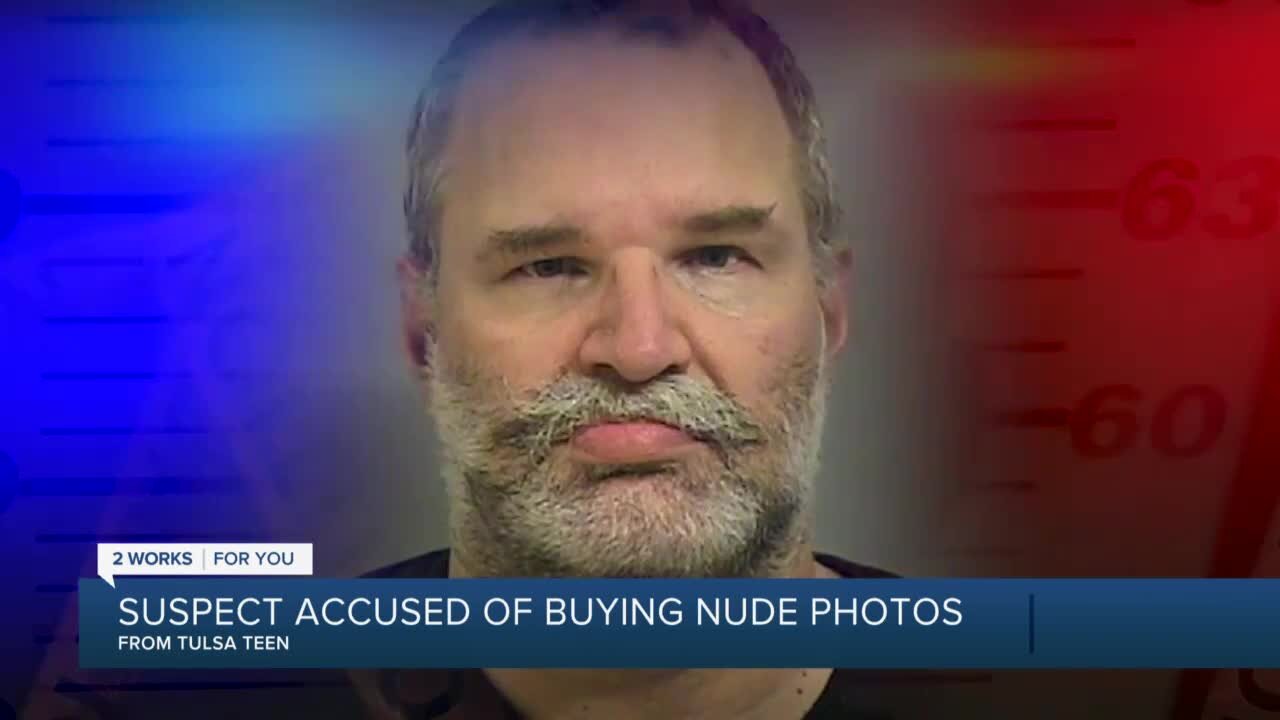 Suspect accused of buying nude photos from Tulsa teen